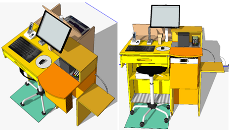 Etude mobilier modulaire